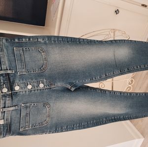 AG Skinny Jean 29R button front skinny